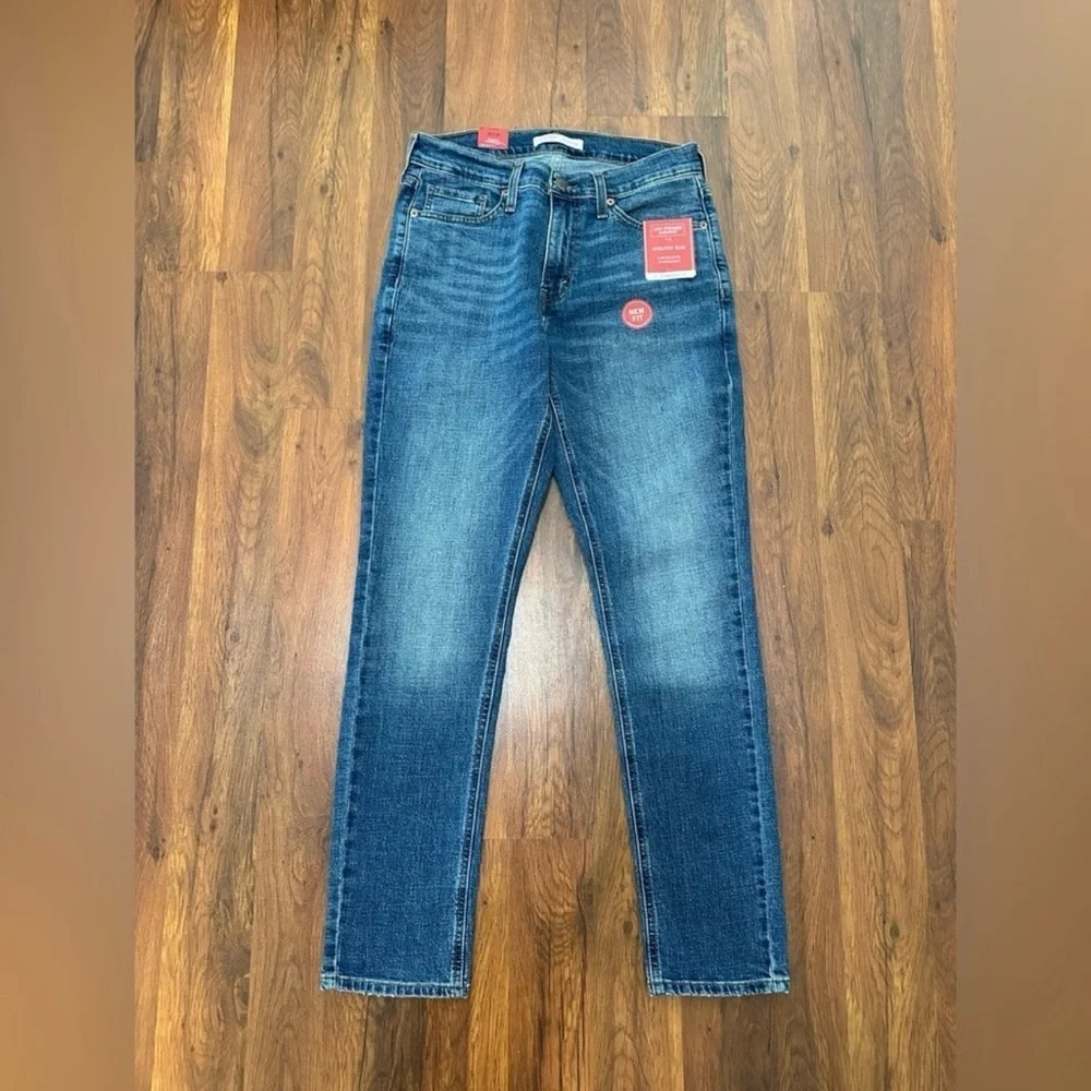 Men's Slim Straight Jeans - Blue